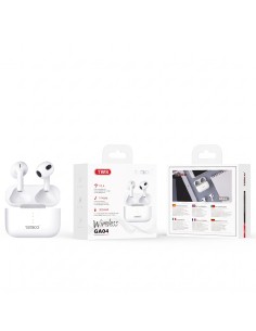 Auriculares TWS TEMCO GA04 Bluetooth 5.4 | Cómodos y ligeros