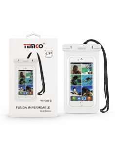 FUNDA IMPERMEABLE 6.7" BLANCO WPB01-B TEMCO