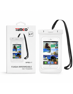 FUNDA IMPERMEABLE TRANSPARENTE WPB01-T  TEMCO