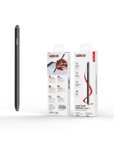 Lápiz táctil TEMCO para iPad con carga USB-C
