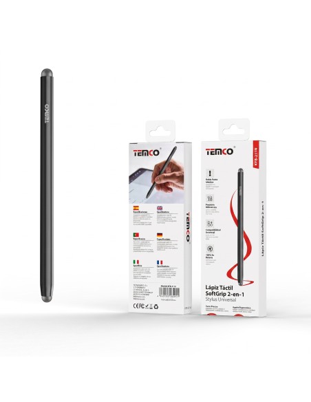 Lápiz táctil TEMCO para iPad con carga USB-C