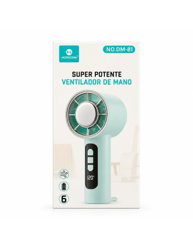 VENTILADOR DE MANO SUPER POTENTE DM-81