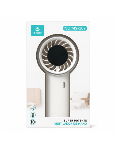 VENTILADOR DE MANO SUPER POTENTE MS-107