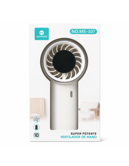 VENTILADOR DE MANO SUPER POTENTE MS-107