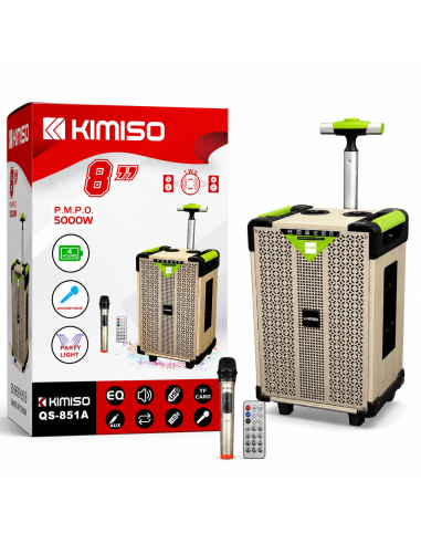 ALTAVOZ MALETA 8" QS-851A *OFERTA*
