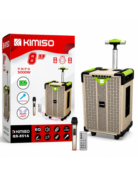 ALTAVOZ MALETA 8" QS-851A *OFERTA*