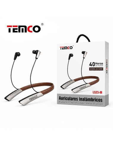Auriculares Bluetooth TEMCO LS23-M 40h batería