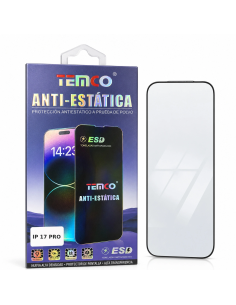 Protector de Pantalla Full Glass Antiestático TEMCO para iPhone 17 Pro - embalaje 2 2