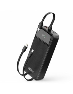 Batería externa 20000mAh TEMCO con pantalla LED y carga rápida