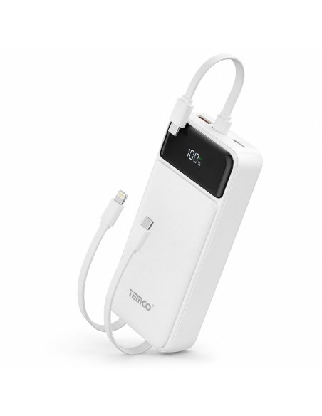 Batería externa 20000mAh TEMCO carga rápida 22.5W