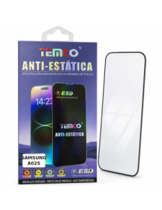 Protector de Pantalla Full Glass TEMCO para Samsung A02S - embalaje TEMCO