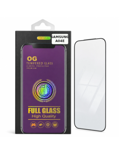 Protector de Pantalla Full Glass TEMCO para Samsung A04E - embalaje OG