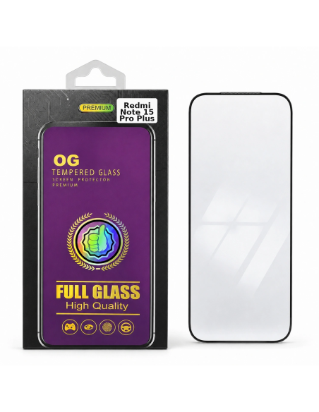 Protector de Pantalla Full Glass Antiestático TEMCO para Redmi Note 15 Pro Plus - embalaje 2