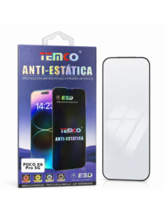 Protector de Pantalla Full Glass Antiestático TEMCO para POCO X6 Pro 5G - embalaje 1