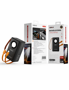 Batería externa 30000mAh 22.5W TEMCO con LED
