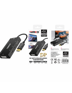 ADAPTOR DP-HDTV VGA DVI AUDIO YWA03 TEMCO