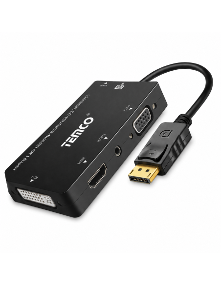 ADAPTOR DP-HDTV VGA DVI AUDIO YWA03 TEMCO