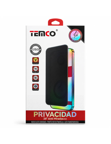 Protector Anti-Espía TEMCO para iPhone 11 Pro Max