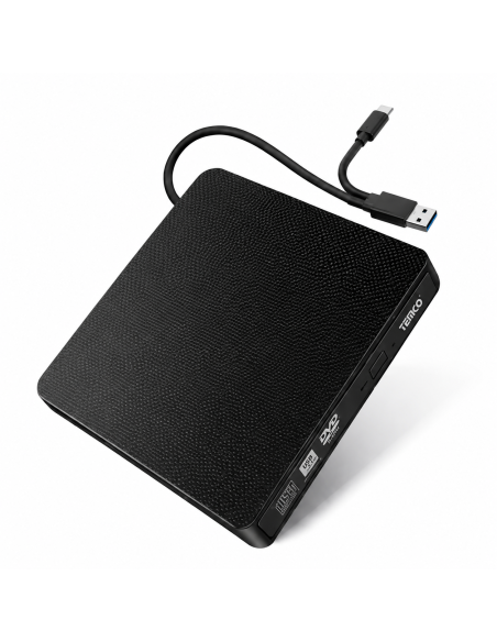LECTOR DVD EXTERNO USB3.0/TYPEC YWA05 TEMCO