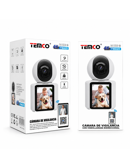 CAMARA 4K CON VIDEOLLAMADA  YWA25 TEMCO