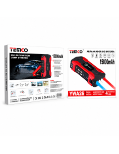 ARRANCADOR DE BATERIA 15000MAH 4USB YWA26 TEMCO 2
