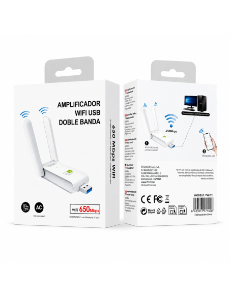AMPLIFICADOR WIFI USB YWL12 TEMCO