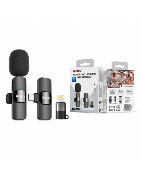SET 2 MICROFONO LAVAL.INALMB. YWL15 TEMCO