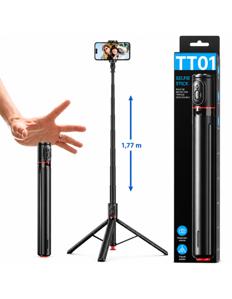Soporte Selfie Stick Trípode TT01 con Control Remoto