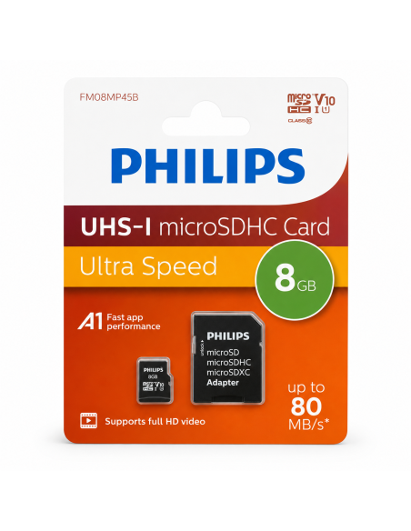 TARJETA SD PHILIPS 8GB