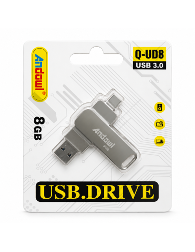 PEN USB/TIPO C 8GB ANDOWL *MAD*