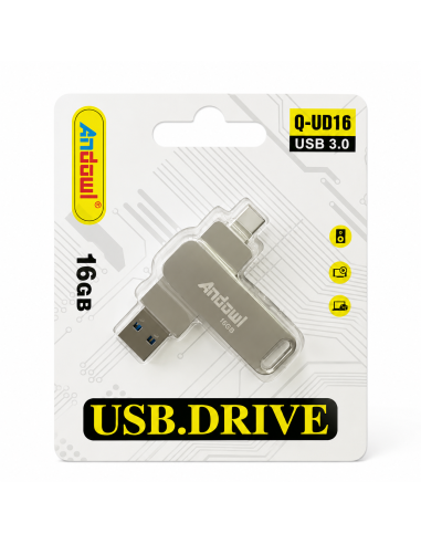 PEN USB/TIPO C 16GB ANDOWL *MAD*