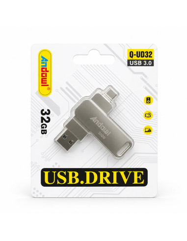 PEN  USB/TIPO C 32GB ANDOWL *MAD*