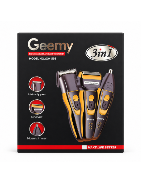 CORTA PELO 3 IN 1 GM-595