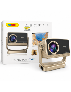 Mini Proyector Andowl YG2 8K Ultra HD LED Dorado 2