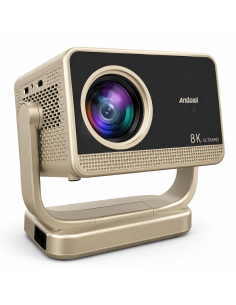 Mini Proyector Andowl YG2 8K Ultra HD LED Dorado