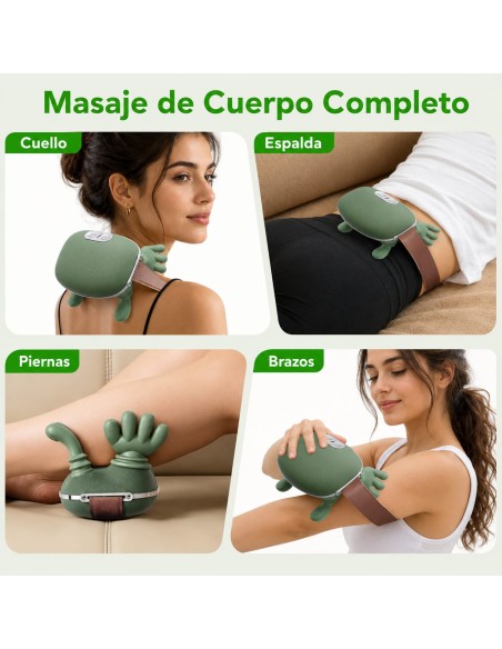 Masajeador cuello hombros TEMCO calor infrarrojos 4D