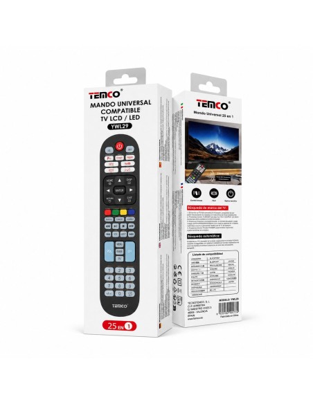 MANDO UNIVERSAL 25 EN 1 YWL29 TEMCO