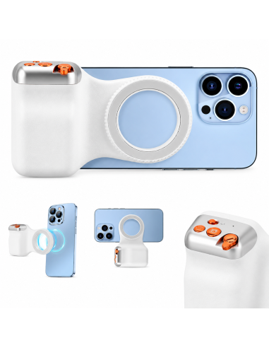 Empuñadura magnética con control remoto inalámbrico