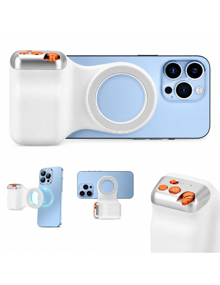 Empuñadura magnética con control remoto inalámbrico