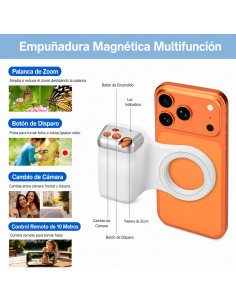 Empuñadura magnética con control remoto inalámbrico 2