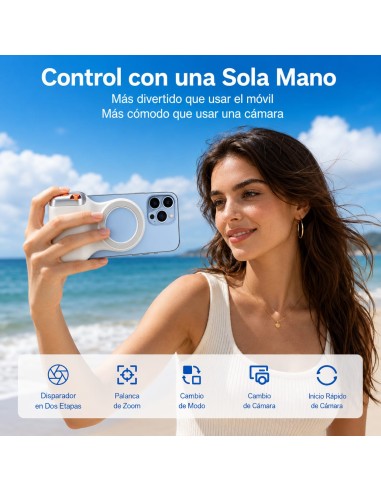 Empuñadura magnética con control remoto inalámbrico