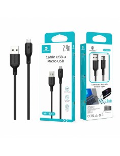 CABLE USB A MICRO USB 2.4A NEGRO HP-10011 HOPECOM