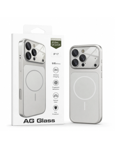 Funda AG Glass con MagSafe para iPhone 15 Pro