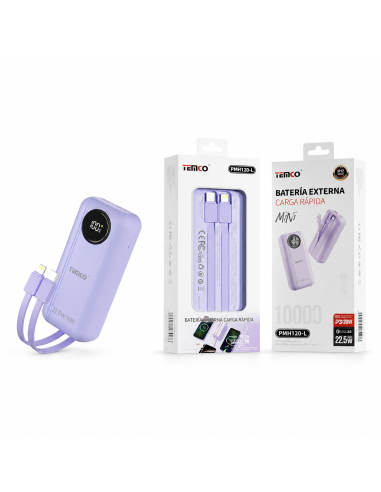 Batería externa 10000mAh 22.5W TEMCO PMH120