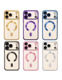 Carcasa Transparente MagSafe Metalizada para iPhone 11 Pro Max - imagen 1