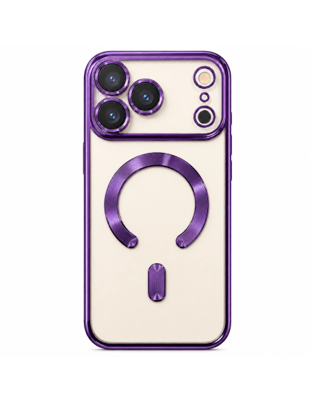 Carcasa Transparente MagSafe Metalizada para iPhone 12 Pro - imagen 7