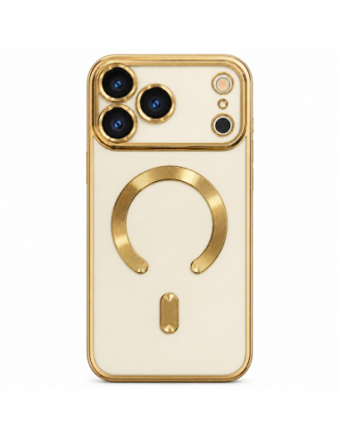 Carcasa Transparente MagSafe Metalizada para iPhone 12 Pro Max - imagen 4