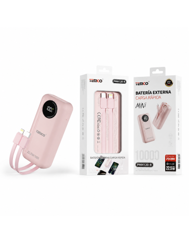 Batería externa 10000mAh 22.5W TEMCO PMH120