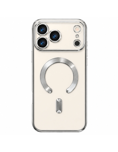 Carcasa Transparente MagSafe Metalizada para iPhone 13 Pro Max - imagen 3
