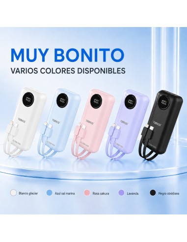Batería externa 10000mAh 22.5W TEMCO PMH120